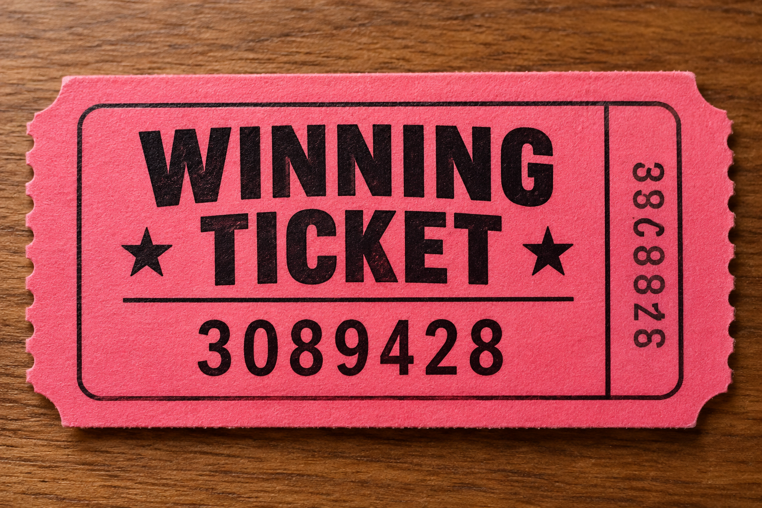Winning Ticket Number Winning Ticket Number
